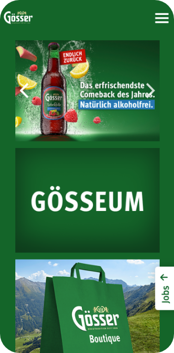 Goesser Mobile Screenshot